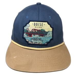 Sendero Provisions Co. Snapback Blue One Size Boise River Bridge Rope Hat